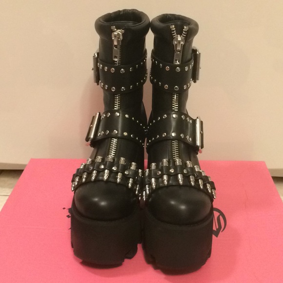 ❌SOLD❌Dolls Kill Charla Tedrick Loaded Ankle Boots - Picture 8 of 15